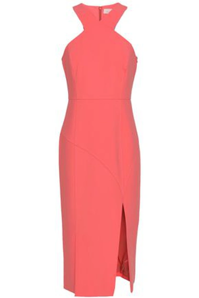 Shop Cinq À Sept Woman Melina Cady Dress Coral