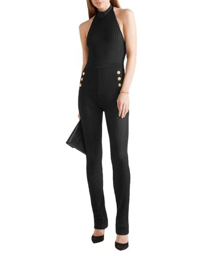 Shop Balmain Jumpsuit/one Piece In Black