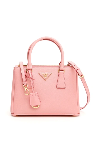 Shop Prada Saffiano Lux Galleria Bag In Petalo|rosa