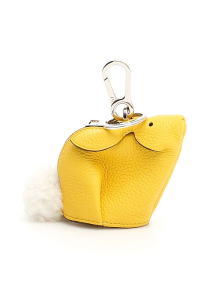 Shop Loewe Bunny Charm In Yellow|giallo