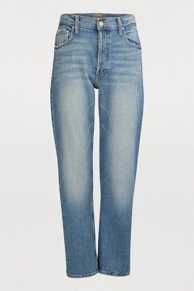 Shop Mother The Tomcat Ankle Jeans In Secret Sister