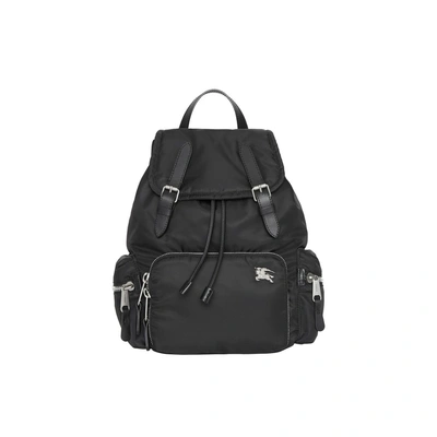 Shop Burberry The Medium Rucksack In Nylon And Leather