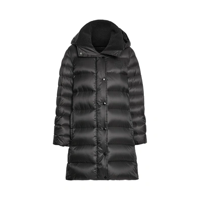 Shop Burberry Down-filled Hooded Puffer Coat