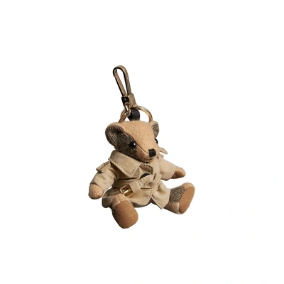 Shop Burberry Thomas Bear Charm In Trench Coat