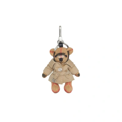 Shop Burberry Thomas Bear Charm In Trench Coat