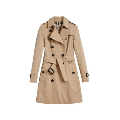 Shop Burberry The Chelsea - Mid-length Trench Coat