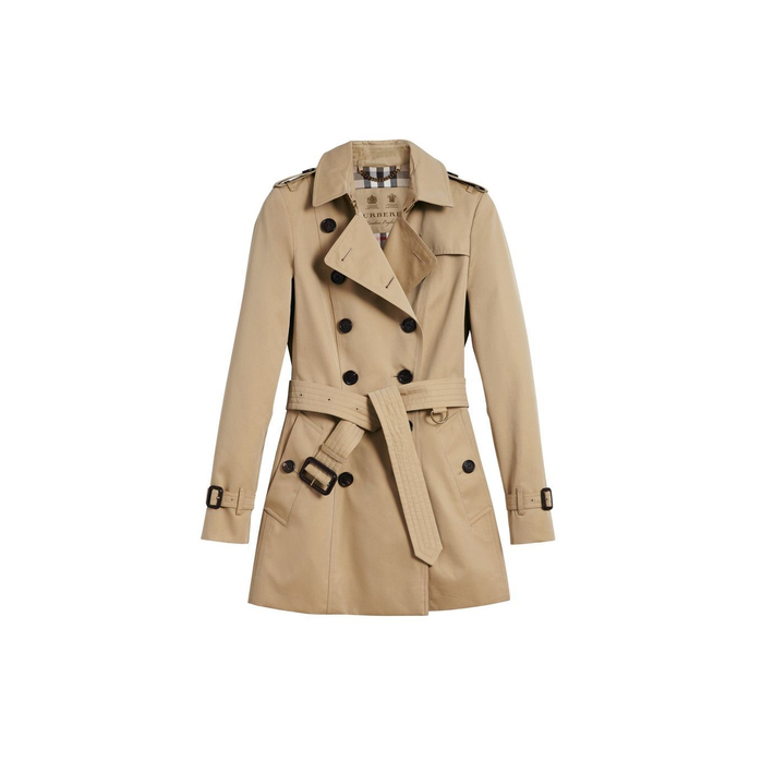 Burberry The Chelsea - Mid-length Trench Coat In Neutrals | ModeSens