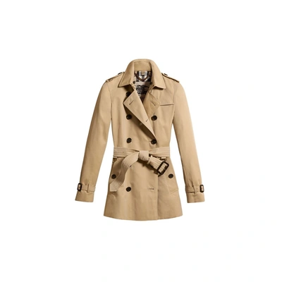 Shop Burberry The Kensington - Short Trench Coat