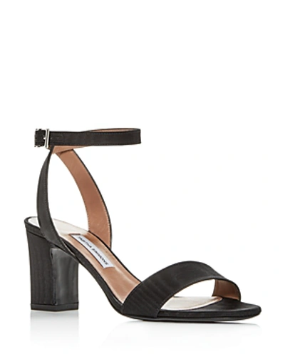 Shop Tabitha Simmons Women's Leticia Ankle Strap Block-heel Sandals In Black