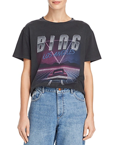 Shop Anine Bing Los Angeles Tee In Black