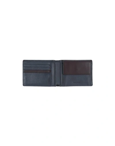 Piquadro Wallet In Dark Blue