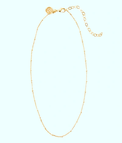 Shop Lilly Pulitzer Women's Charm Bar Short Ball Chain In Gold -  In Gold