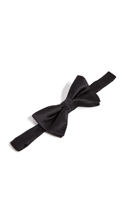 Shop Paul Smith Solid Bow Tie In Black
