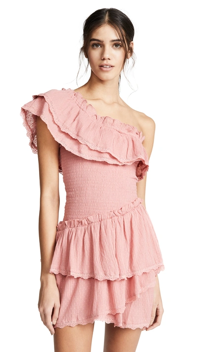 Shop Steele Melody Ruffle Dress In Cinnamon