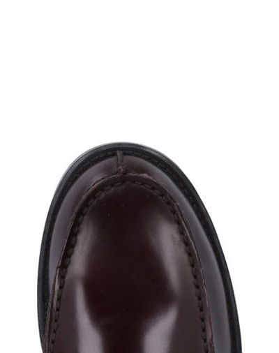 Shop Anderson Loafers In Maroon