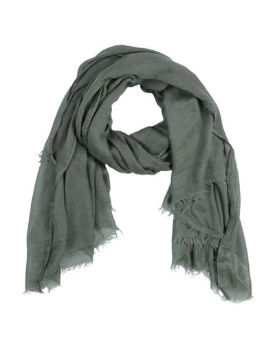 Shop Rick Owens Scarves In Green