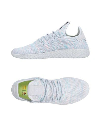 Shop Adidas Originals By Pharrell Williams Sneakers In Sky Blue