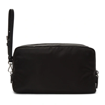 Shop Prada Black Cosmetic Pouch In F0002 Black