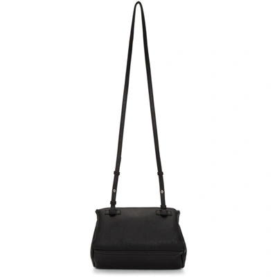 Shop Givenchy Black Mini Pandora Bag In 001 Black