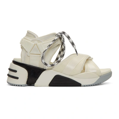 Shop Marc Jacobs White Somewhere Sport Sandals In 101 Whitemu