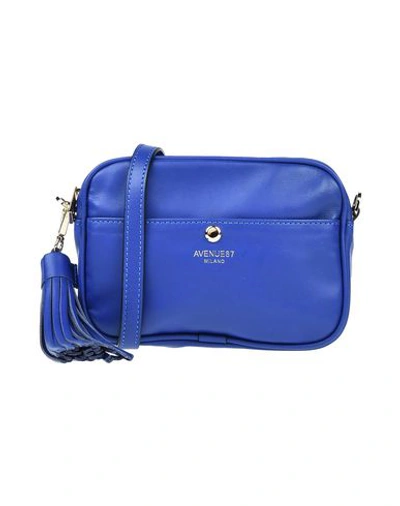 Shop Avenue 67 Cross-body Bags In Bright Blue