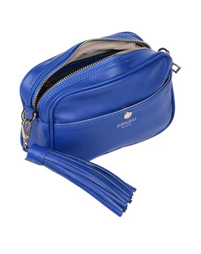 Shop Avenue 67 Cross-body Bags In Bright Blue