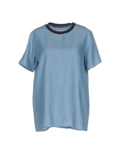 Shop Just Female Blouse In Blue