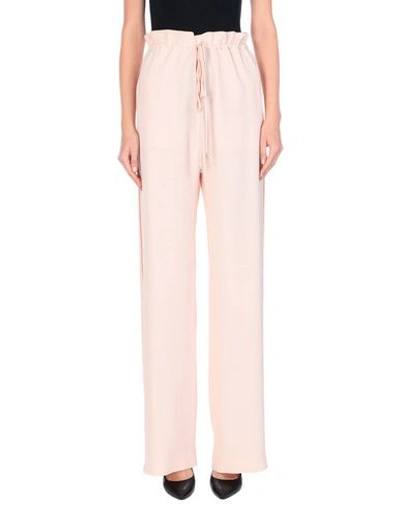 Shop Balenciaga Casual Pants In Light Pink