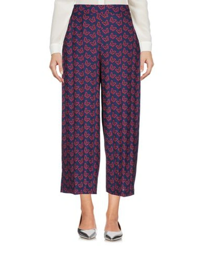 Shop Blugirl Folies Blugirl Blumarine Woman Pants Midnight Blue Size 8 Polyester, Elastane