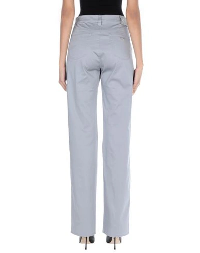 Shop Armani Jeans Casual Pants In Grey
