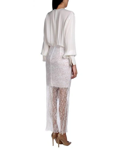 Shop Alessandra Rich Long Dress In White