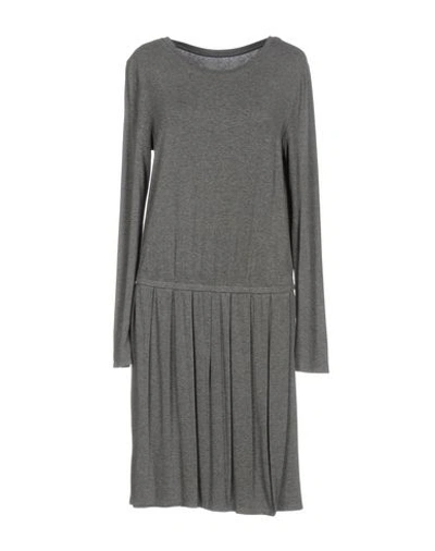 Shop Juvia Knee-length Dress In Grey