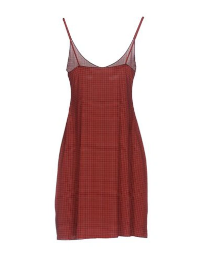 Shop Kristina Ti Short Dress In Red