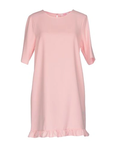 Shop Blugirl Folies Blugirl Blumarine Woman Mini Dress Pink Size 6 Polyester, Elastane