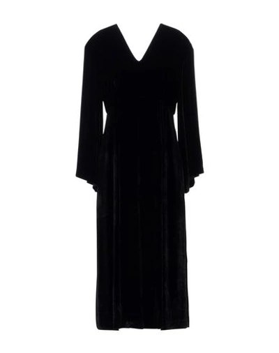 Shop Tela Midi Dress In Black