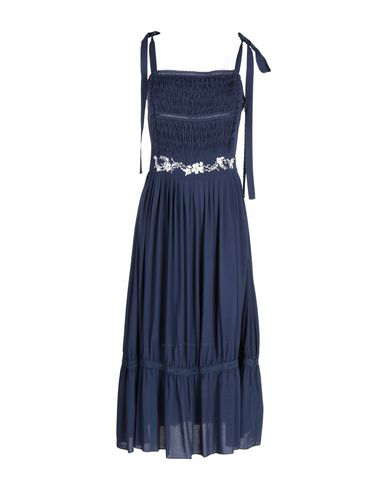 Blugirl Folies Midi Dress In Dark Blue | ModeSens