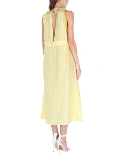 Shop Tela 3/4 Length Dresses In Yellow