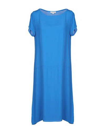 Shop Crossley Woman Midi Dress Azure Size S Viscose In Blue