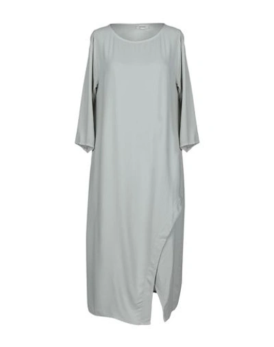 Shop Crossley Knee-length Dress In Light Grey