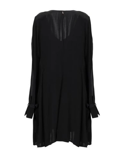 Shop Patrizia Pepe Woman Mini Dress Black Size 6 Viscose