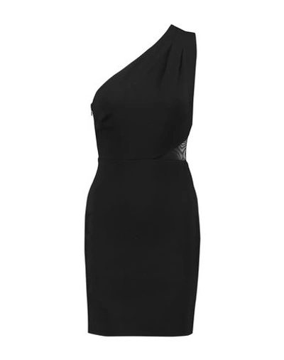 Shop Halston Short Dresses In Black