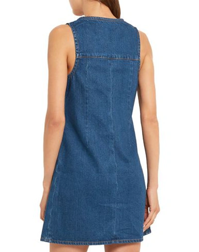 Shop Kéji Denim Dress In Blue