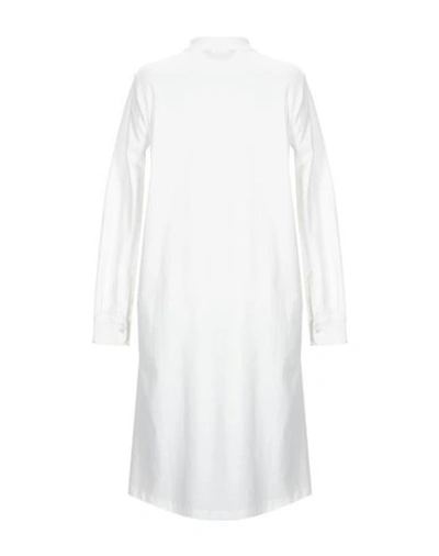 Shop K-way Knee-length Dress In White