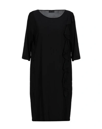 Shop European Culture Woman Midi Dress Black Size S Viscose, Elastane
