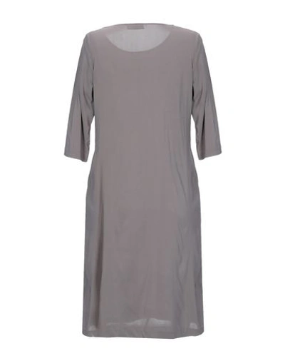 Shop European Culture Short Dresses In Grey