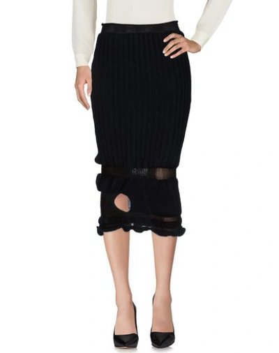 Shop Helen Lawrence Midi Skirts In Black