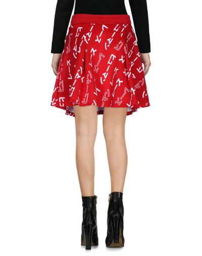 Shop Adidas Originals By Pharrell Williams Mini Skirts In Red