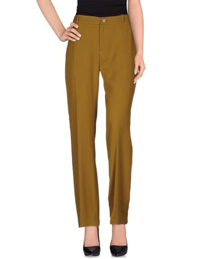 Shop Ailanto Casual Pants In Military Green
