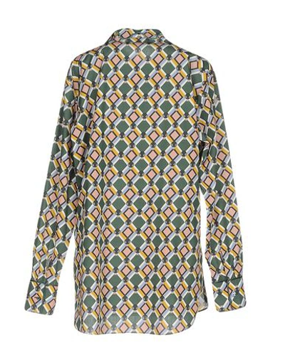Shop Parden's Patterned Shirts & Blouses In Green