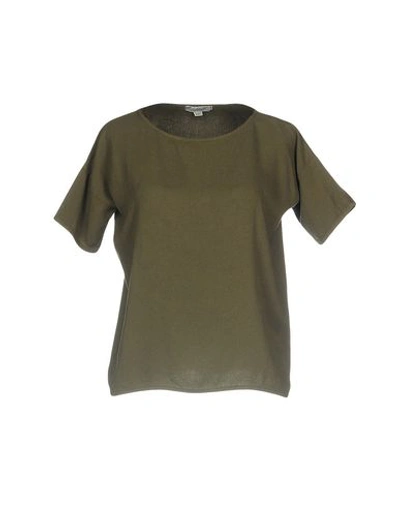 Shop Crossley Blouses In Military Green